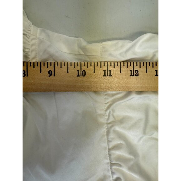 Crosby by Mollie Burch Nadine White Blouse Colorful Trim Size Small Cotton Blend - Picture 8 of 11